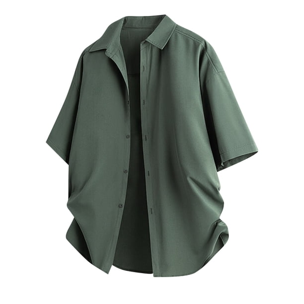 pstuiky camisetas de hombre, Blusas deportivas casuales de manga corta con cuello redondo y color sólido para hombre camisetas de hombre m