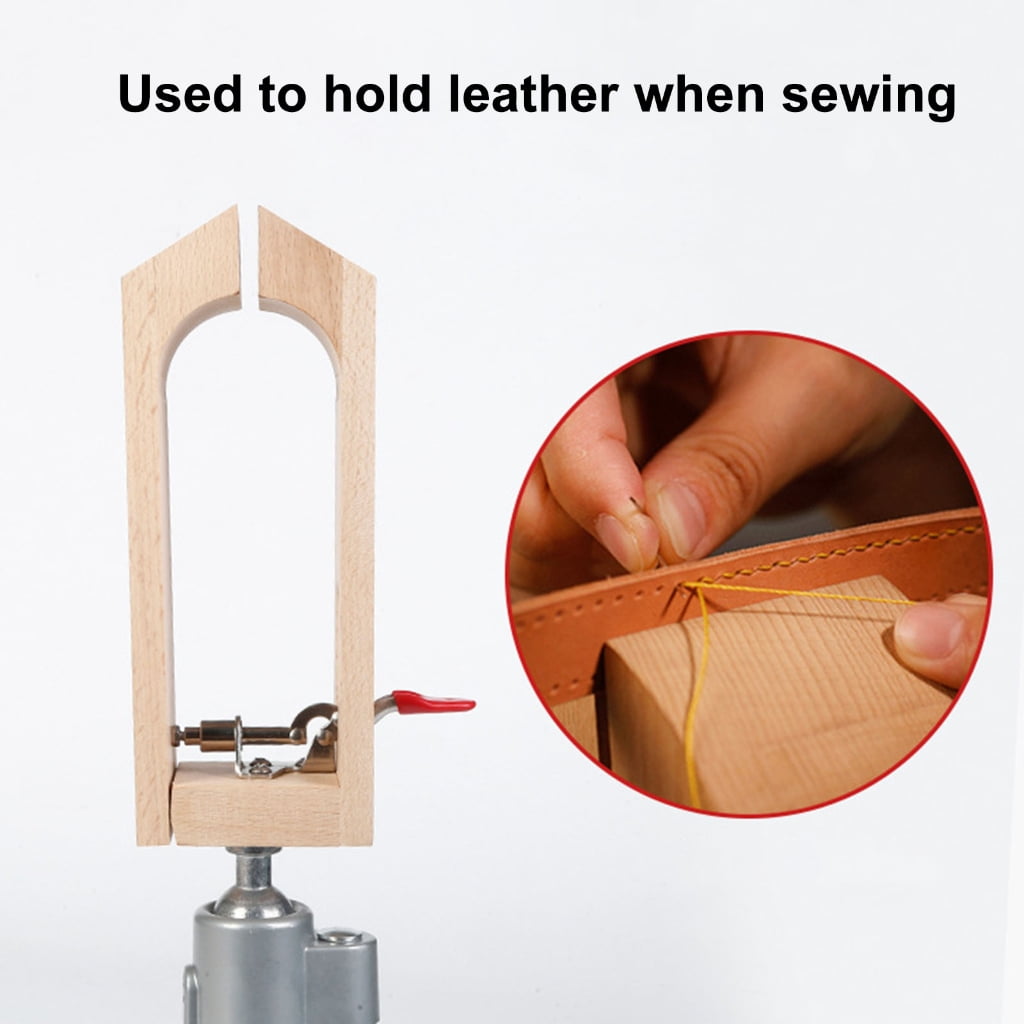 Yokua Precise Leather Crafting Wood Clamps for Hand Sewing Adjustable Designs