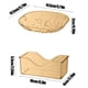thumbnail image 3 of 4 bandejas de plástico con base para servir, aptas para lavavajillas, apilables y portátiles, ideales para cocina y camping. Material plástico de alta calidad, diseño de 2 niveles, para, 3 of 8