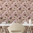 thumbnail image 2 of Ambesonne Poppy Peel & Stick Wallpaper for Home, Garden Themed Vintage Floral, 13"x100", Blush Yellow Green, 2 of 5