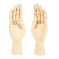 thumbnail image 1 of 2pcs Movable Joint Puppet Left and Right Hand Models Sketch Model Adornments, 1 of 7
