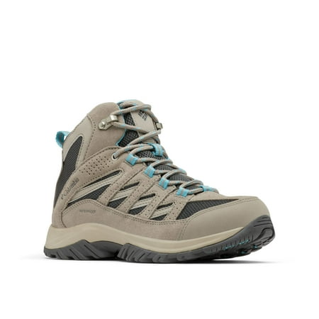 Columbia Women's Crestwood Dark Grey Hiking Mid Waterproof Comfortable Boots