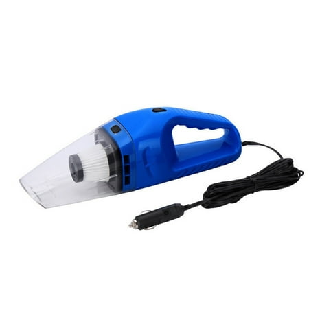 Portable 120W 12V Handheld Cyclonic Wet Dry Duster Car Vacuum Cleaner (Blue)