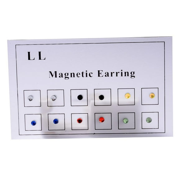 Magnetic Nose Ear Stud Earring No Piercing 12Pcs/Set -UK STOCK