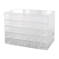 thumbnail image 3 of Milaget Earring Rings Storage Box Large Capacity Multifunctional Empty Nail Tip Case Clear, 3 of 9