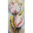 thumbnail image 2 of Withaar, Rian 11x18 Gold Ornate Wood Framed with Double Matting Museum Art Print Titled - White tulips, 2 of 4