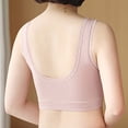 thumbnail image 3 of Womens Plus Size Bra, Push Up Lace Trim High Elastic Thin Sports Bra Without Underwire Coffee 3XL, 3 of 5