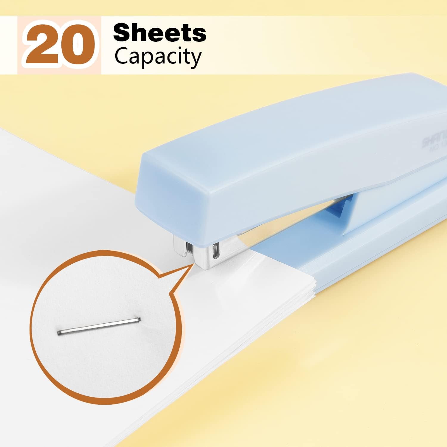 Stapler, Office Stapler, Small Staplers for Desk, Blue