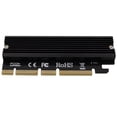 thumbnail image 4 of NVMe M2 Adapter M.2 M Key 2230 2242 2260 2280 SSD to PCI-e 3.0 Converter Card Support PCIE X4 X8 X16 Without radiator, 4 of 5