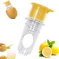 thumbnail image 1 of HeeHom Lemon Squeezer Manual Juicer - 2025 New Screw-Top Design with Built-In Filter for Oranges, Lemons & Limes | Portable Citrus Press for Cocktails, Kitchen & Travel (PP Material), 1 of 9