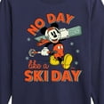 thumbnail image 3 of Disney - No Day Like A Ski Day - Toddler & Youth Long Sleeve Graphic T-Shirt, 3 of 5
