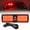 Red, variant on Xprite Decoy Series Windshield Visor 48 LED Strobe Lights - Amber