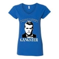 thumbnail image 2 of Wild Bobby, Rest In Peace Ray Liotta Movie Quote Always Wanted to be a Gangster Famous People Women’s Standard V-Neck Tee, Royal, Small, 2 of 5
