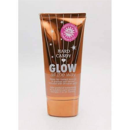 Hard Candy Glow All The Way Deep Tan Instant Bronze & Gradual Self Tanner 2.7