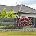 thumbnail image 3 of Zufioo Colorful Floral Embroidery Mexican Print Holiday Banners, Party Banners, Hanging Flags, Bar Shopping Mall Garden Wall Decorations, Holiday Decoration Supplies-Medium, 3 of 8