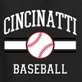 thumbnail image 6 of Wild Bobby City of Cincinnati Baseball Fantasy Fan Sports Men's Tank Top, Black, Small, 6 of 6