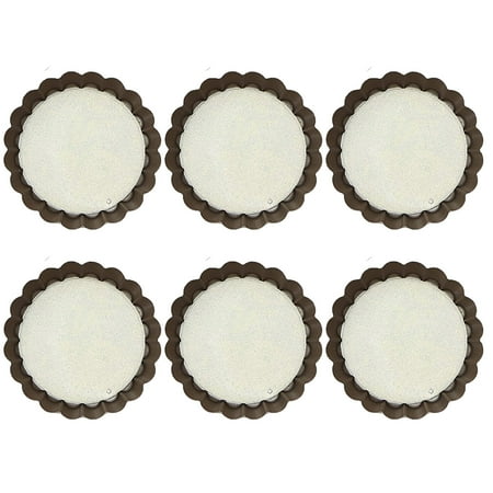 

Tart Pans 6pcs Removable Bottom Pie Pan Non Stick Tart Pan Loose Bottom Round Quiche Pan For Oven Baking