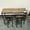 Grey, variant on Space Bar Furniture Grey, Quality Craftsmanship, Comfortable Seats Table With Grey Upholstered Stools - Adds Value To Home