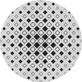 thumbnail image 1 of Ahgly Company Machine Washable Indoor Square Transitional Gray Area Rugs, 3' Square, 1 of 7