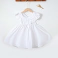 thumbnail image 3 of Auroural Dresses for Toddlers 3T Summer Toddler Baby Girls Ruffle Sleeveless Dress Cute Summer Casual Wear, 3 of 8