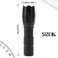 thumbnail image 3 of LED Tactical Flashlight,Flashlight 1200 Lumens, Rechargeable Water Resistant Zoomable Portable Camping Handheld Light,5 Modes,for Home Everyday Outdoor Hiking Emergency, 3 of 7