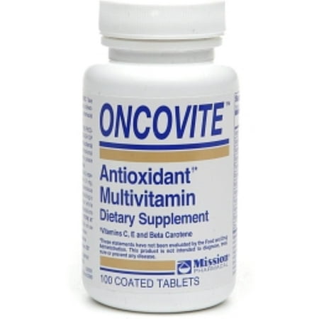 4 Pack - Oncovite Antioxydant multivitamines, comprimés enrobés 100 ch