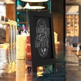 thumbnail image 3 of Emma + Oliver Set of 10 Black 9.5"x14" Vintage Tabletop or Wall Hanging Chalkboards with Magnetic Surfaces and Folding Legs, 3 of 13