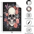 thumbnail image 3 of Dreamtimes Skull Kitchen Towels, 18 x 28 Inch Super Soft and Absorbent Dish Cloths for Washing Dishes, 1 PCS Reusable Multi-Purpose Microfiber Hand Towels for Kitchen, 3 of 7
