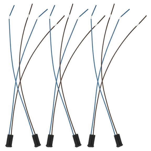 Masteelf 6 Pcs Mini G4 Bulb Socket Plastic Lamp Holder for Low Voltage LED Light Bulbs, G4 Base Miniature Lamp Socket