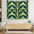 thumbnail image 5 of Boho Decor Decorative College Tapestry - Fan Minimalistic Symmetrical Living Room Tapestry Geometric Shapes Office Tapestry for Bedroom Living Room Dorm House College - 51x59 Inches, 5 of 5