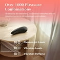 thumbnail image 3 of Womanizer Enhance 2-in-1 Clitoral Sucker & Vibrator, Air Pulse & Vibration, Black, 3 of 8