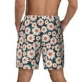 thumbnail image 4 of Balery Daisies Flowers Mens Swim Trunks Swim Shorts for Men Quick Dry Inseam Beach Shorts with Compression Liner Pocket-XX-Large, 4 of 9