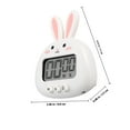thumbnail image 3 of AURARMLET Cute Rabbit Timer Digital Kitchen Study for Home Use ABS 2Pcs, 3 of 5