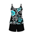 thumbnail image 6 of qelini Tankini Swimsuits for Women Two Piece Swimsuit Hawaiian Print Bathing Swimwear Swimsuits, 6 of 7
