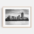 thumbnail image 2 of Charles River & The Boston Skyline B&W - Boston Massachusetts Photography Black and White Cityscape Skyline Boat Architecture Unframed Wall Art Print 20 x 28 inches, 2 of 7