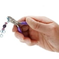 thumbnail image 6 of The Beadsmith Mini Series Side Cutter Tool - Accurately Cut Wire & Metal – 3-Inches, Purple Comfort Grip Handle, Single Leaf Spring, Polished Steel Head – Tools for Jewelry Making, 6 of 7