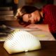 thumbnail image 1 of Book Lamp,500 Lumens Folding Book Shape with 2000mAh Lithium Battery Bedside Lamp Nightlight Lights Mood Lamps Dimension: 16.5*12.5*2.5cm(M), 1 of 5