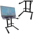 thumbnail image 2 of AxcesSables DJLTS-01 DJ Soporte para Laptop de Mesa con Bolsa. para of, 2 of 2