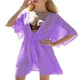 thumbnail image 3 of Cache-Maillots d'Été pour Femmes, Cardigan en Chiffon Transparent, Robe de Plage, 3 of 3