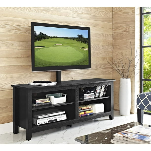 Walker Edison Wren Classic TV Console Entertainment Media Stand with