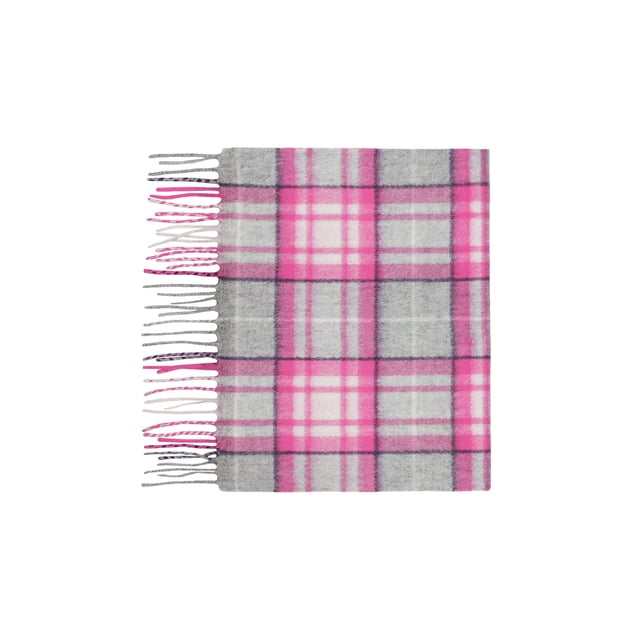 Bufanda Lona Scott Mackellar rosa 174 x 28 cm de cachemira