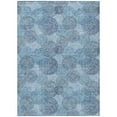 thumbnail image 2 of Addison Rugs Chantille Indoor/Outdoor Transitional Circles Denim Washable Rectangle Rug, 5' x 7'6", 2 of 6