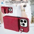 thumbnail image 4 of For Samsung A52 4G/5G phone case, Featuring a long rope slot, ring frame, three-dimensional bracket, flip phone case, 4 of 5