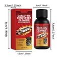 thumbnail image 3 of Catalytic Converter Cleaner for Vehicle Fuel Tank, 30 mL, Removes Carbon Deposits, Improves Emissions and Engine Performance, 1 Bottle, 3 of 6
