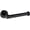 Matte Black, variant on Matte Black Stainless Steel Toilet Paper Holder, Modern Wall Mount Round Tissue Roll Dispenser, 5 Inch Bathroom and Kitchen TP Holder