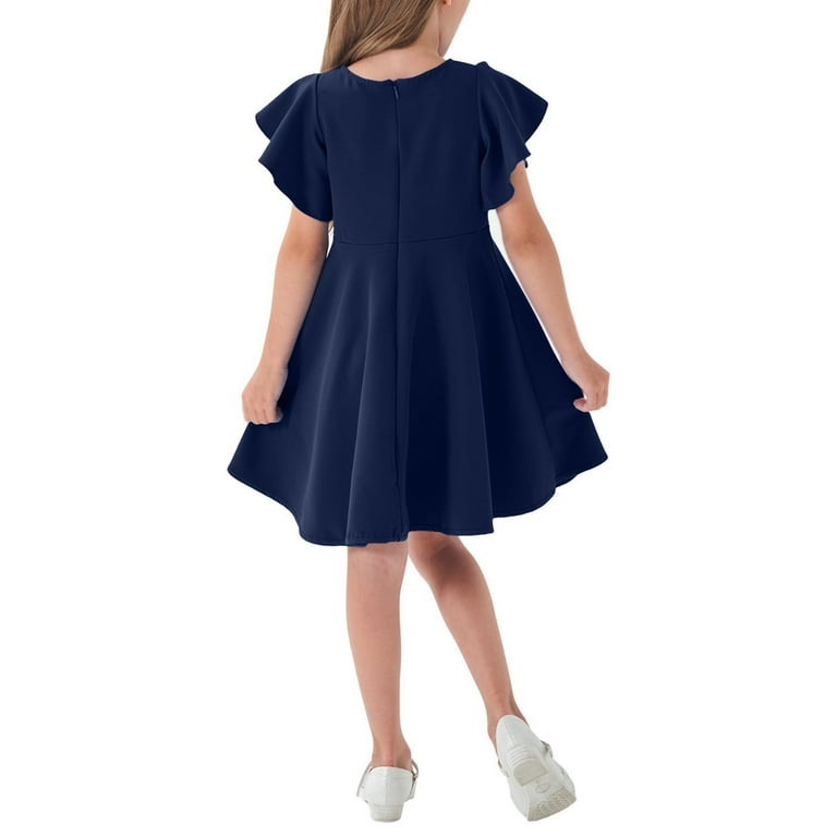 princess flare dress Camisole Ribbon Flower Tiered Princess Tight Ribbon Sweet Flare Dress