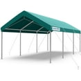 thumbnail image 6 of Quictent 10’x20’ Heavy Duty Carport Car Canopy Galvanized Car Boat Shelter with Reinforced Steel Cables-Green, 6 of 9