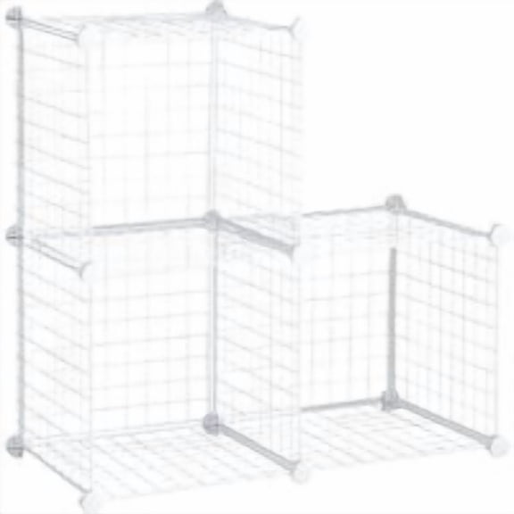 Rubbermaid Closet Rubbermaid 3-Cube Storage Stacker - Pack of 8 Stock-Up Pack