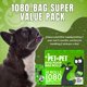 thumbnail image 4 of Pet N Pet 1080 bolsas verdes para excrementos de perros, 38 % a base de plantas y 62 % PE, rollos de bolsas extra gruesas para excrementos de perros, 9 x 13 pulgadas, bolsas sin perfume para excrement, 4 of 6