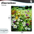 thumbnail image 4 of Stupell Industries Coastal Hillside Fusion Meadow Canvas Art, 24 x 30, by Lee Ann Zirbes, 4 of 8